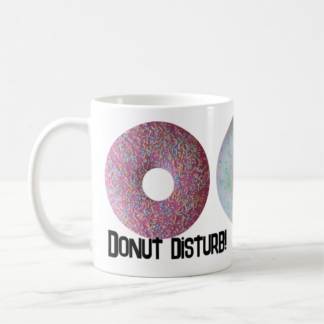 Caneca De Café Perturbação da rosquinha! (Esquerda)