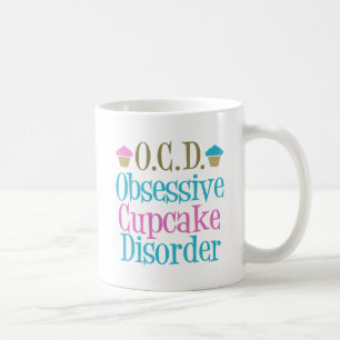 Caneca De Café Perturbação Obsessiva do Cupcake
