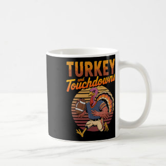 Caneca De Café Peru de Ação de Graças e Touchdowns Futebol Homens