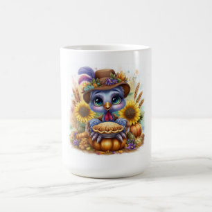 Caneca De Café Peru de Outono Fofo