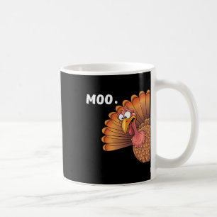 Caneca De Café Peru Moo Presentes Engraçados De Ação De Graças Pa