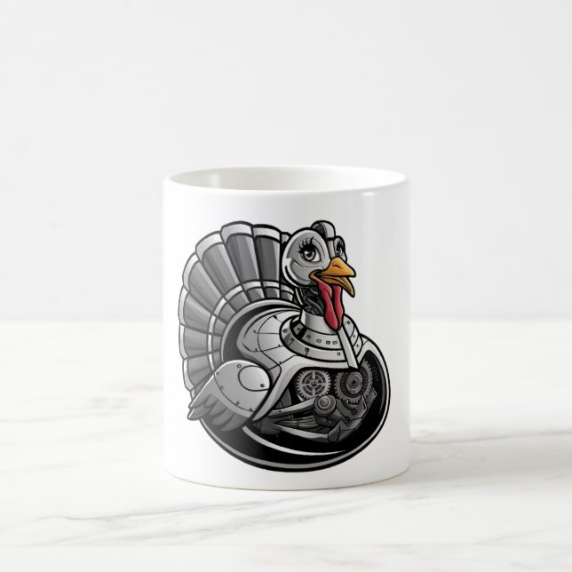 CANECA DE CAFÉ PERU ROBÓTICO DE AÇÃO DE GRAÇAS (Centro)