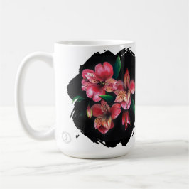 Caneca De Café Peruvian Lily Love is the answer love mug