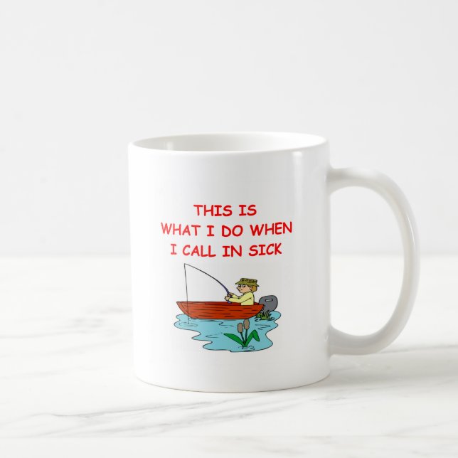 Caneca De Café Pesca (Direita)