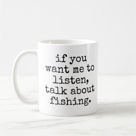Caneca De Café Pesca de canas personalizadas