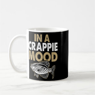 Caneca De Café Pesca de Crappie Em Um Humor Crappie