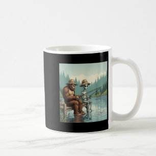 Caneca De Café Pesca De Pé-Grande-alienígena