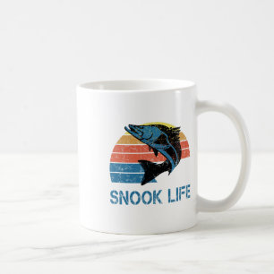 Caneca De Café Pesca de Robalo Retro Estilo Vintage Salto Água Sa