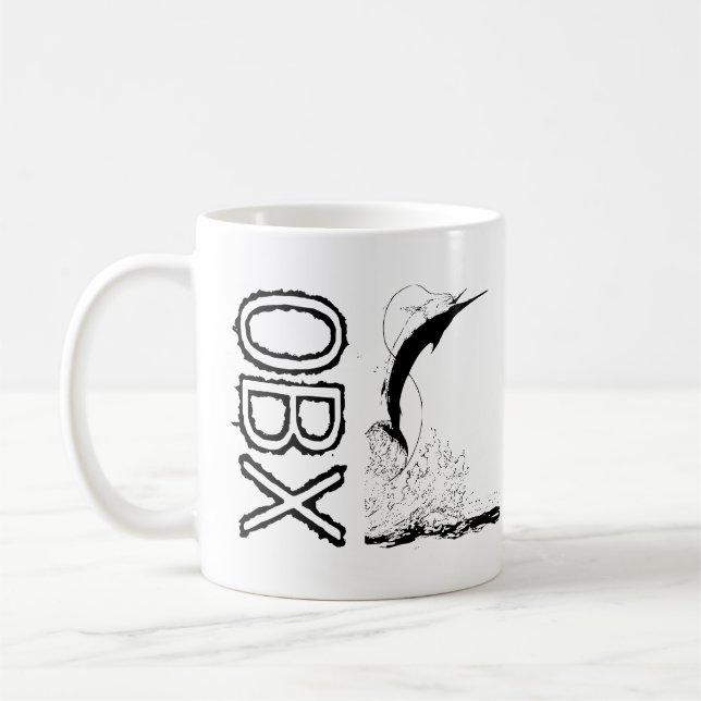 Caneca De Café Pesca desportiva OBX Saltwater (Esquerda)