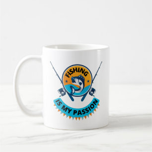 Caneca De Café Pesca é minha paixão, vamos pescar T-Shirt