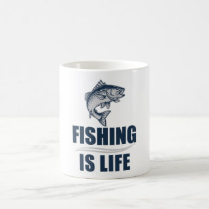 Caneca De Café Pesca é vida