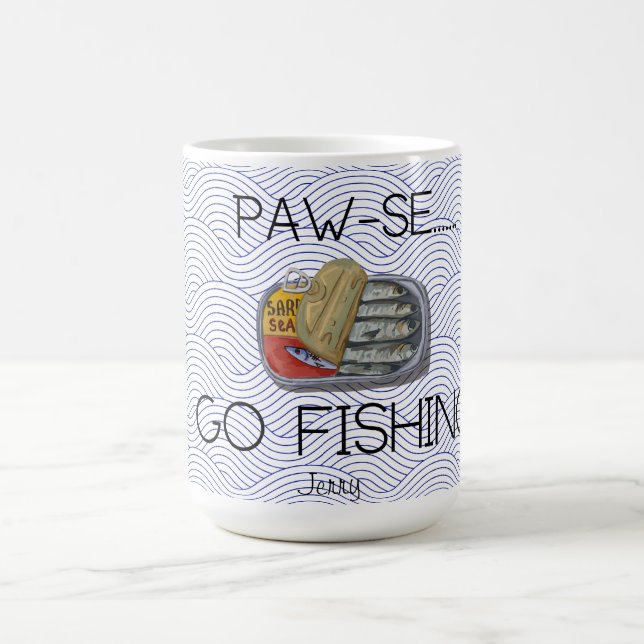 Caneca De Café Pesca engraçada Presente PAW-SE GO PESCA (Centro)