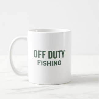 Caneca De Café Pesca Fora de Serviço – Estilo de Vida Relaxado ao