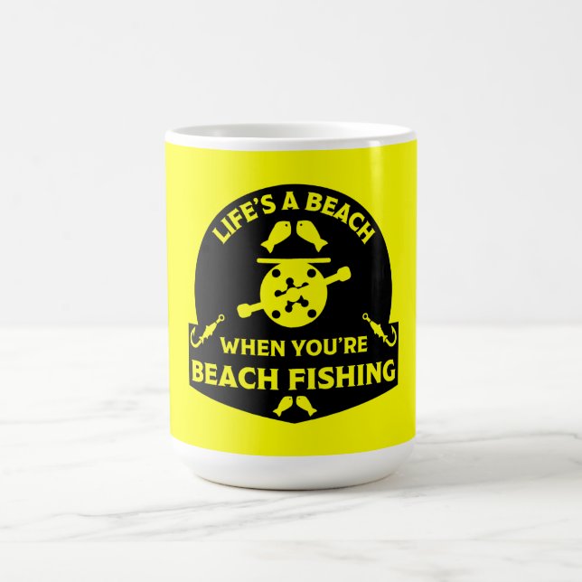 Caneca De Café Pesca Funny Beach (Centro)