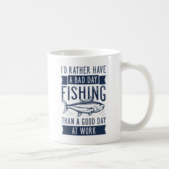 Caneca De Café Pesca no dia ruim (Direita)