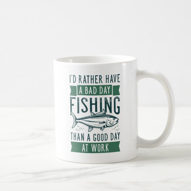 Caneca De Café Pesca no dia ruim (Direita)