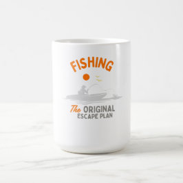 Caneca De Café Pesca: O Plano de Fuga Original