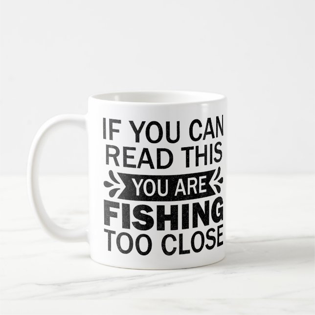 Caneca De Café Pesca Para Encerrar Os Pais Sarcásticos Dos Pescad (Esquerda)