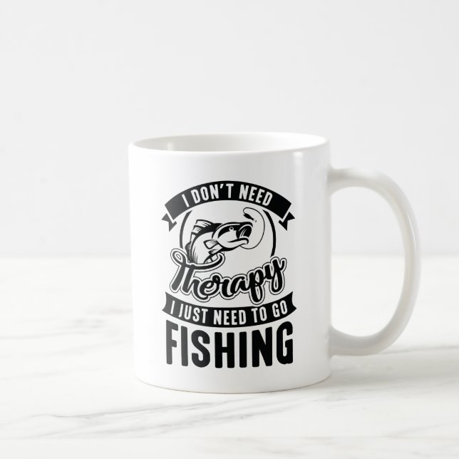 Caneca De Café Pesca Terapêutica (Direita)