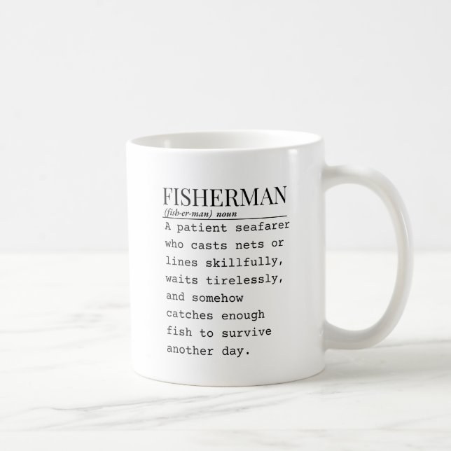 Caneca De Café Pescador (Direita)