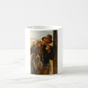 Caneca De Café Pescador Alegre (por Frederick Morgan)