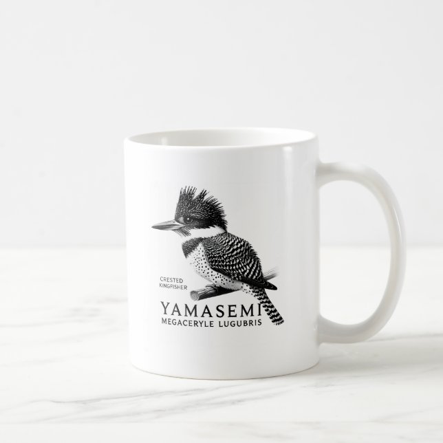 Caneca De Café Pescador-Crestado Preto e Branco (Direita)