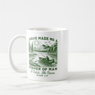 Caneca De Café Pescador De Homens Marcos 117 Escritura Cristã Jes