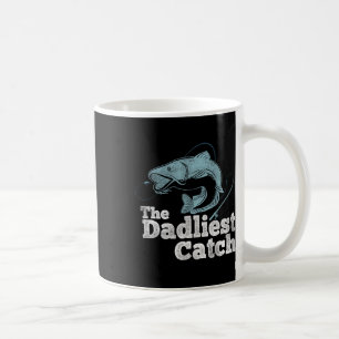 Caneca De Café Pescador De Pescado De Pé Mais Adormecido