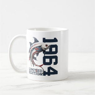 Caneca De Café Pescador Edição Limitada de 62º Aniversário 1964 