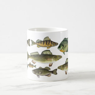 Caneca De Café Pescador Moderno Peixe Hobby