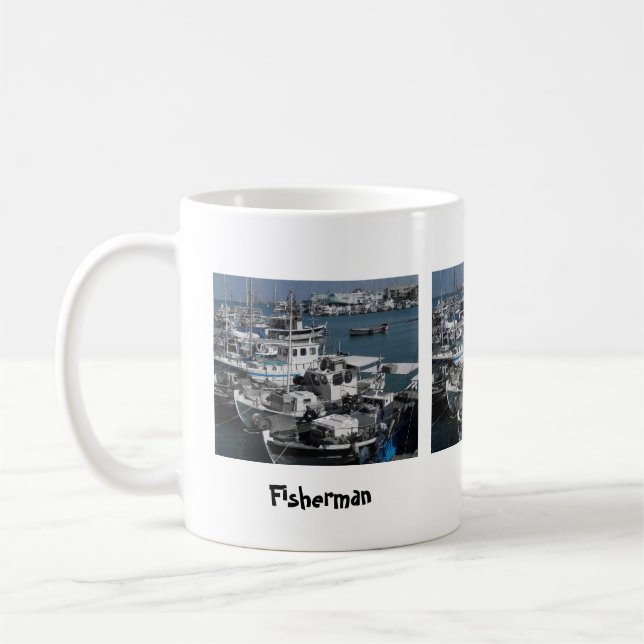 Caneca De Café Pescador Padre Friend Mug (Esquerda)