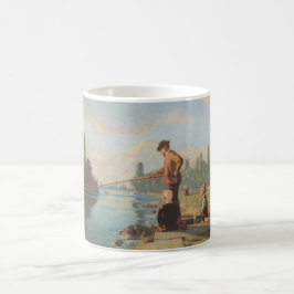 Caneca De Café Pescador (Pesca Ao Ar Livre) (Angling) (Rio)