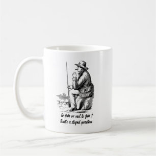 Caneca De Café pescar ou não pescar