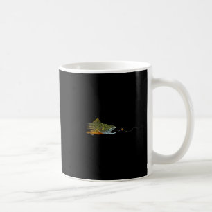 Caneca De Café Pescaria com Mosca Truta de Regato Mosca Seca Amar