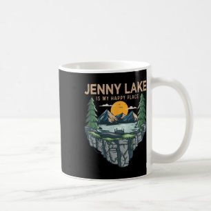 Caneca De Café Pescaria de Barco Acampamento - Meu Lugar Feliz Je