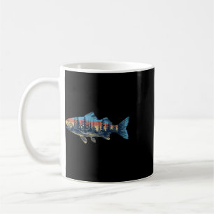 Caneca De Café Pescaria de Truta com Mosca Natureza Ao Ar Livre P