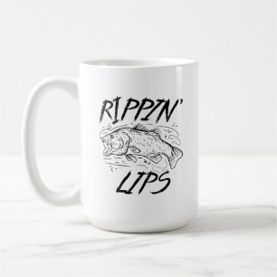 Caneca De Café Pescaria e Rasgando Lábios