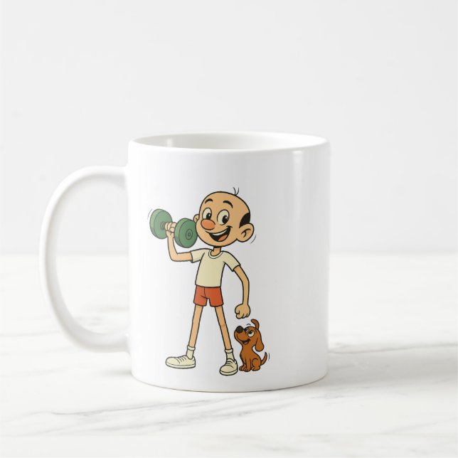 Caneca De Café Peso Pequeno. Grande Espírito. Motivação de Nino C (Esquerda)