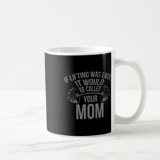 Caneca De Café Pesos - Se O Levantamento Foi Fácil (Direita)