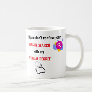 Caneca De Café Pesquisa Editável No Site E Grau Médico