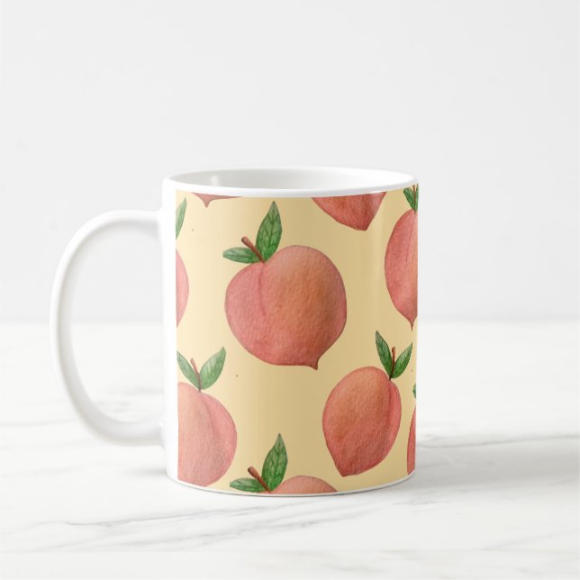 Caneca De Café Pêssegos (Esquerda)