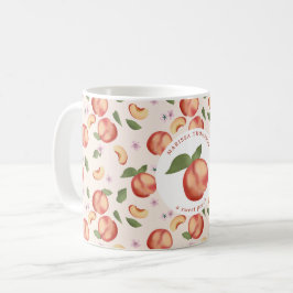 Caneca De Café Pêssegos, Menina De Pêssego Doce