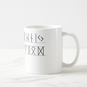 Caneca De Café Pessoa idosa Futhark dos Runes