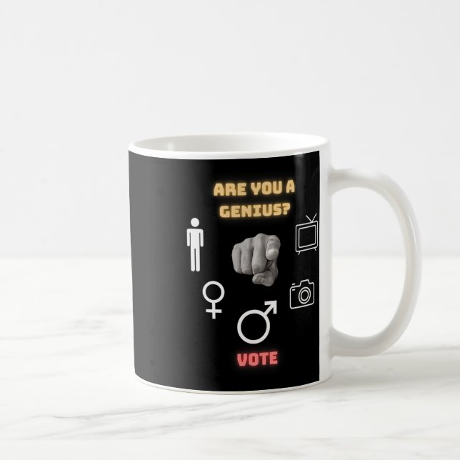 Caneca De Café Pessoa Mulher Homem Câmera Tv  (Direita)