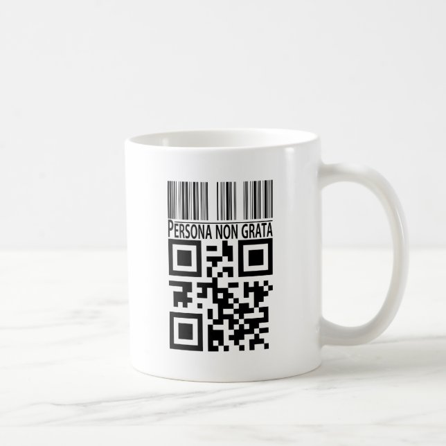 Caneca De Café Pessoa não grata (Direita)