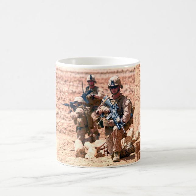 CANECA DE CAFÉ PESSOAL DE COMBATE DOS EUA (Centro)
