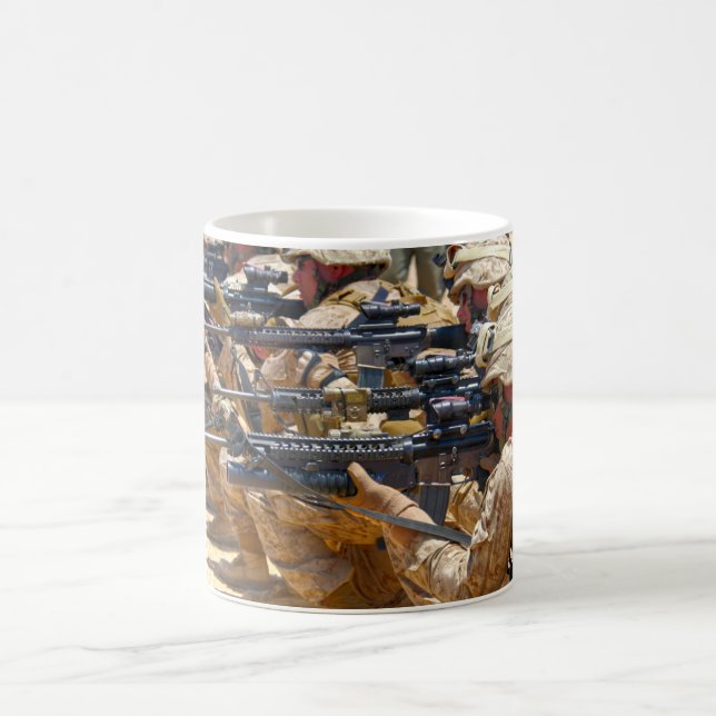 CANECA DE CAFÉ PESSOAL DE COMBATE DOS EUA (Centro)