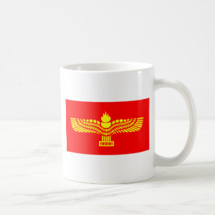 Caneca De Café Pessoas aramaicas de Syriac, bandeira de Syria
