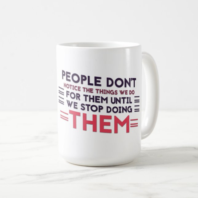 Caneca De Café Pessoas -Clássico Mug (Frente Esquerda)