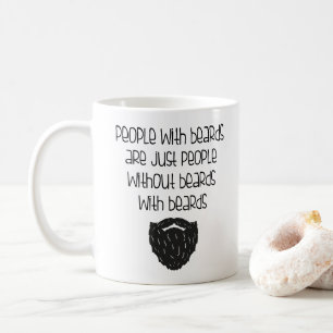 Caneca De Café Pessoas com barbas Pai engraçado aniversário sarcá